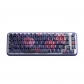 Monet Oil Painting 104+25 Cherry Profile PBT Dye-subbed Doubleshot Backlit Keycaps Set Side Legends for Mechanical Keyboard